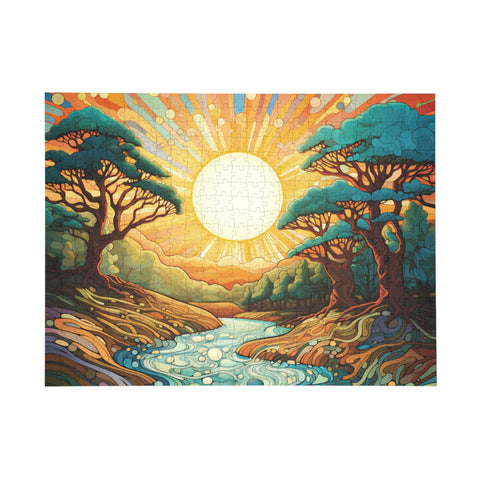 TRIPPY TREES #02 Jigsaw Puzzle | 96, 252, 500 pcs