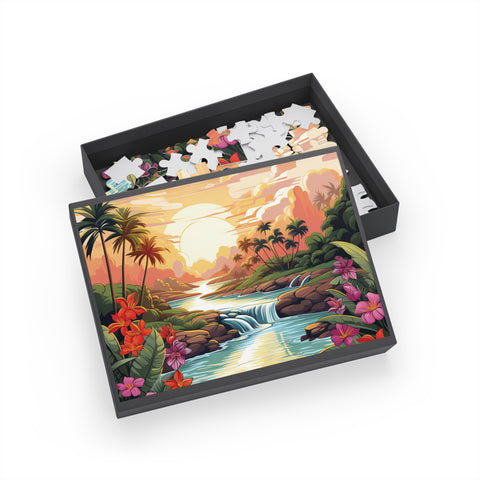SUNNY STREAM #02 Jigsaw Puzzle | 96, 252, 500 pcs