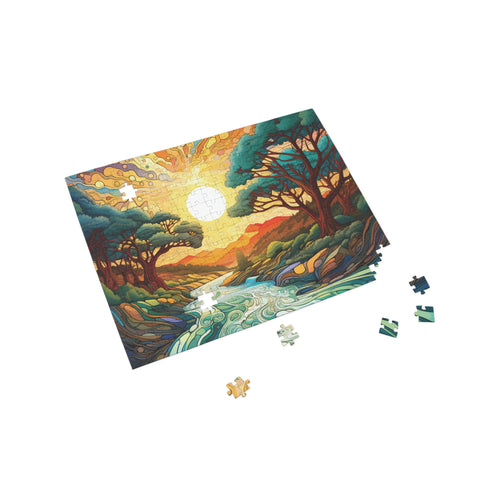 TRIPPY TREES #01 Jigsaw Puzzle | 96, 252, 500 pcs