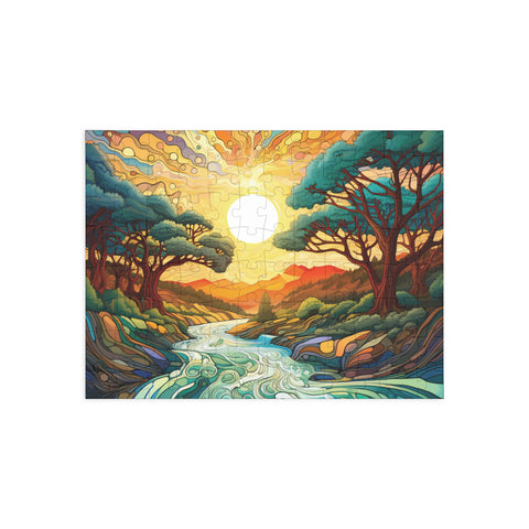 TRIPPY TREES #01 Jigsaw Puzzle | 96, 252, 500 pcs