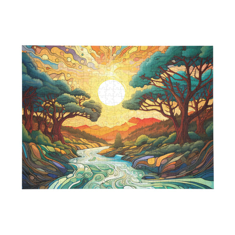 TRIPPY TREES #01 Jigsaw Puzzle | 96, 252, 500 pcs