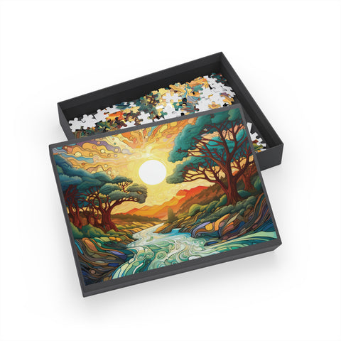 TRIPPY TREES #01 Jigsaw Puzzle | 96, 252, 500 pcs