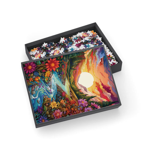 SUNNY STREAM #01 Jigsaw Puzzle | 96, 252, 500 pcs