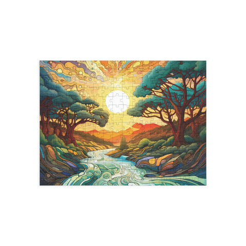 TRIPPY TREES #01 Jigsaw Puzzle | 96, 252, 500 pcs