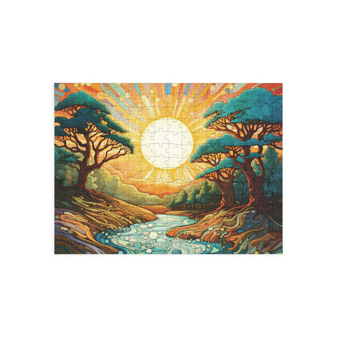 TRIPPY TREES #02 Jigsaw Puzzle | 96, 252, 500 pcs