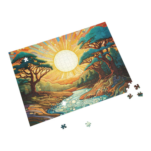 TRIPPY TREES #02 Jigsaw Puzzle | 96, 252, 500 pcs